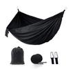 Camping Hammock - Travel Hammock with 2 Tree Straps, Double Hammock, Durable Nylon Parachute Portable Hammock for Outdoor Hiking Backpacking Yard view 1