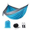 Camping Hammock - Travel Hammock with 2 Tree Straps, Double Hammock, Durable Nylon Parachute Portable Hammock for Outdoor Hiking Backpacking Yard view 1