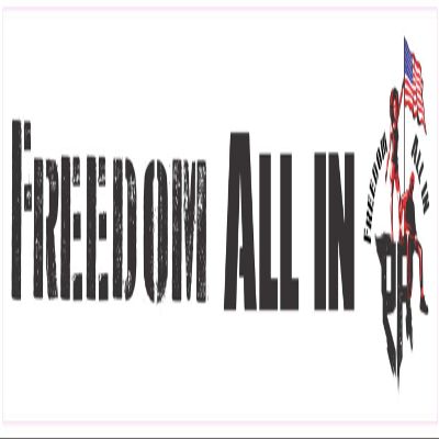 Our OuterArmour True and Brave Take Charge Freedom All in The Stage Timeless Retro PatriotRap Sticker