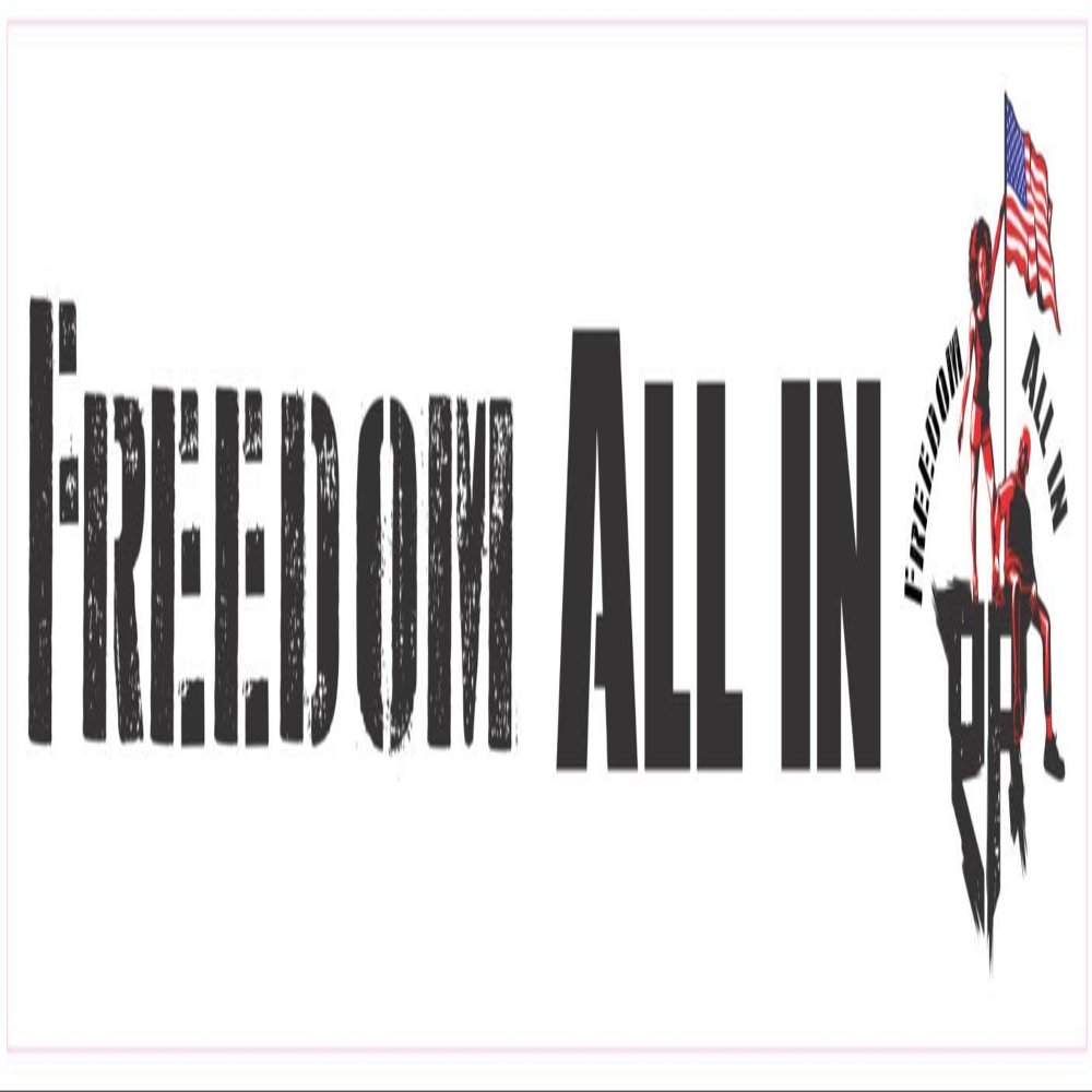 Our OuterArmour True and Brave Take Charge Freedom All in The Stage Timeless Retro PatriotRap Sticker