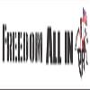Our OuterArmour True and Brave Take Charge Freedom All in The Stage Timeless Retro PatriotRap Sticker view 1