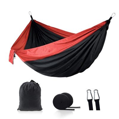 Camping Hammock - Travel Hammock with 2 Tree Straps, Double Hammock, Durable Nylon Parachute Portable Hammock for Outdoor Hiking Backpacking Yard