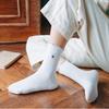 Kimkshine Womens Ruffle Socks Breathable Soft Knit Cotton Sock Cute Embroidery Flower Crew Socks 5 Pairs view 3
