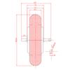36V 350W 200x50 Brushless Hub Motor Wheel Kit For Two Wheel Kickscooter Thumb Throttle With LCD Display 8 Inch Drum Brake (24V 350W kit cable 180) view 2
