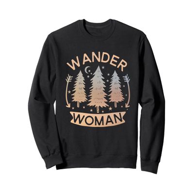 Wander Woman Hiking Gear Nature Exploring Adventure Camping Sweatshirt