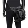 Daniel Jie Gothic Leather Waist Bag Fanny Pack Thigh Leg Hip Holster Purse Travel Pouch Hiking Sport Chain Bags for Women Men view 2