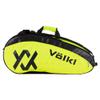 Volkl Tennis Combi Bag | Holds 6-9 Racquets | Shoe Pocket | Zippered Valuables Pocket | 32 L x 13 H x 11 W (Neon Yellow/Black) view 3