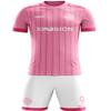 ORKY Custom Soccer Jersey with Short Men Youth Kids Football Uniform Full Kit(Pink 110cm) view 1
