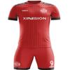 ORKY Custom Soccer Jersey with Short Men Youth Kids Football Uniform Full Kit(Red 100cm) view 1