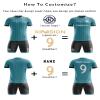 ORKY Custom Soccer Jersey with Short Men Youth Kids Football Uniform Full Kit(Green 5XL) view 2