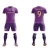 ORKY Custom Soccer Jersey with Short Men Youth Kids Football Uniform Full Kit(Purple 120cm) view 3