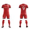 ORKY Custom Soccer Jersey with Short Men Youth Kids Football Uniform Full Kit(Red 2XL) view 3