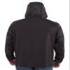 13 Fishing Men's Regular Noire Performance Long Sleeve Hooded Shirt, Black, Large view 2