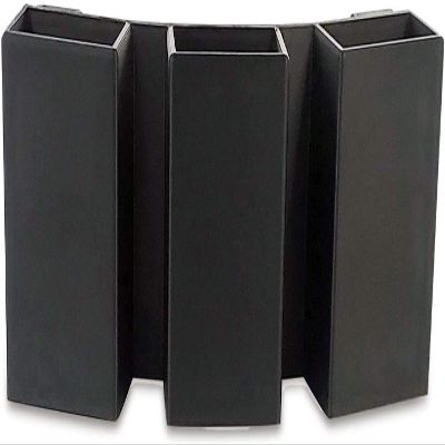 Triple Magazine Pouch for S&W Shield 45 ACP Magazines, 3 in a Row. Adjustable Belt Loops fit: 1.5 inch and 1.75 inch Belts.