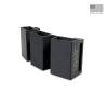 Triple Magazine Pouch for S&W Shield 45 ACP Magazines, 3 in a Row. Adjustable Belt Loops fit: 1.5 inch and 1.75 inch Belts. view 3