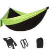 Portable Hammock Camping Double & Single with 2 Tree Straps, Lightweight Nylon Travel Hammocks for 450Lbs Capacity, for Outdoor Backpacking Backyard Hiking view 1