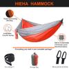 Portable Hammock Camping Double & Single with 2 Tree Straps, Lightweight Nylon Travel Hammocks for 450Lbs Capacity, for Outdoor Backpacking Backyard Hiking view 2