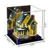 Better Display Cases Acrylic Versatile Display Case Display Case - Medium Square Box with Mirror Case, Dark Blue Risers and Black Base 9.75" x 9.75" x 9.75" (V02/A027) view 2