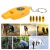 5Pcs Whistles, Crisp Sound Whistle with Thermometer, 4 in 1 Traveling Essential Tools for Camping, Hiking, Mountain Climbing, Outdoor Activity view 2