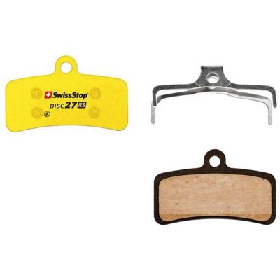 SwissStop RS Bicycle Disc Pads Model D27 for Shimano/TRP/Tektro Brake Calipers, Yellow, TU