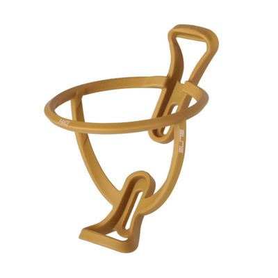 Elite T-Race Bottle Cage | Soft Touch Dark Beige | Lightweight Side-Entry Cycling Water Bottle Holder