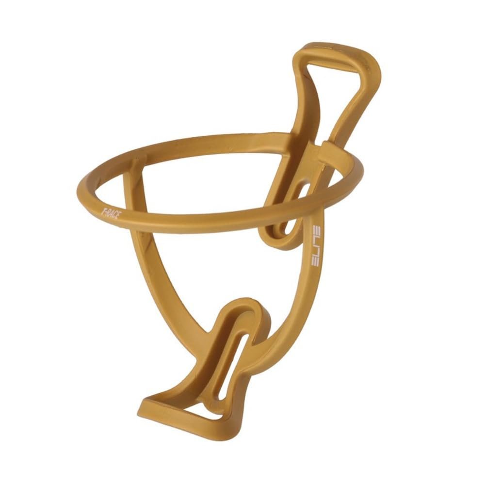 Elite T-Race Bottle Cage | Soft Touch Dark Beige | Lightweight Side-Entry Cycling Water Bottle Holder