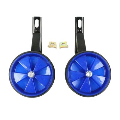 FUFU Children's Bicycle Training Wheel PU Stabilizer, Can Ensure Riding Balance, Suitable for 12-20 Inch Bicycle (Color : Blue, Size : 18in)