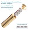 MOSANDON 12-Gauge Red Dot Laser Bore Sight in Chamber Cartridge 12GA Laser Bore Sighter with Two Sets of Batteries (Brass) view 2