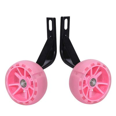 FUFU Stabilisers for Childs BikeBicycle StabilisersAuxiliary Wheel BicycleKids Bike StabilizersStabilisers for Bikes (Color : Pink, Size : 14in)