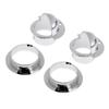 Tachiuwa 2 Pieces Foosball Machine Table Entry Dishes/Ball Ramp Launcher Cups - Silver view 4