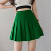 TONCHENGSD Women's High Waist Pleated Mini Skirt Skater Tennis Skirt (Dark Green, XXL) view 2