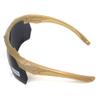 GALAXYLENSE ANSI Z87.1 Combat Tactical Military Ballistic EYE SHIELD Shooting High Impact Resistance Sunglasses 3 Replacement lenses Eye Prescription Glass Holder (Khaki) view 3