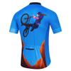 Uriah Men's Cycling Jersey Short Sleeve Reflective with Rear Zippered Bag Canyon Size 5XL view 2
