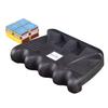 GAMESUN Portable Rubber Storage Rack, 4pcs Chalk, Non-Slip Rear, Heavy Weighted Base, Durable Rubber, Cue Not Included view 1