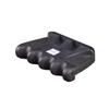 GAMESUN Portable Rubber Storage Rack, 4pcs Chalk, Non-Slip Rear, Heavy Weighted Base, Durable Rubber, Cue Not Included view 3