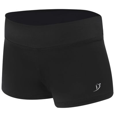 Dancina Toddler Gymnastics and Dance Shorts Dancewear 4 Solid Black
