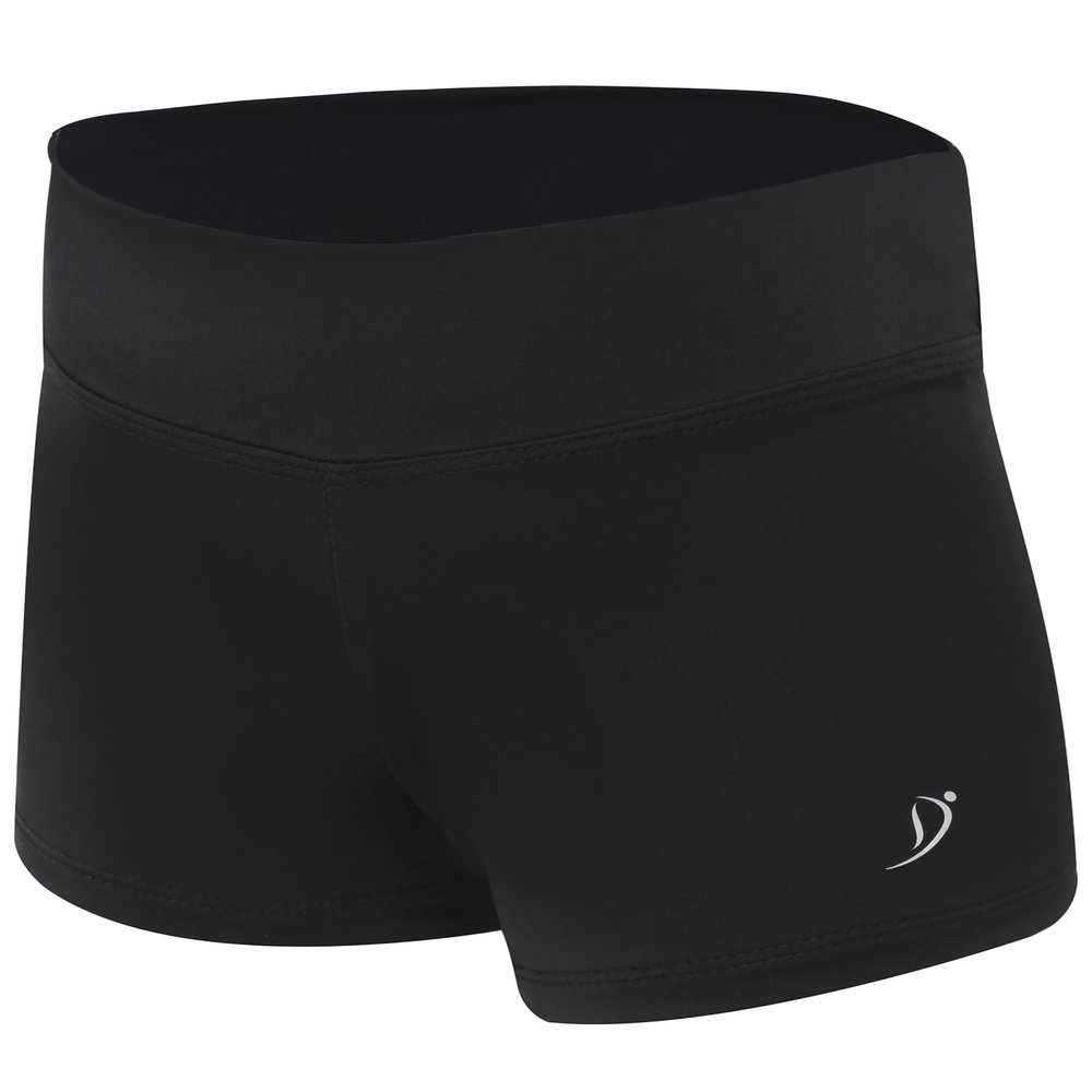 Dancina Toddler Gymnastics and Dance Shorts Dancewear 4 Solid Black