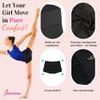 Dancina Toddler Gymnastics and Dance Shorts Dancewear 4 Solid Black view 2