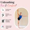 Dancina Toddler Gymnastics and Dance Shorts Dancewear 4 Solid Black view 3