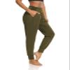 DIBAOLONG Womens Yoga Sweatpants Loose Workout Harem Joggers Casual Comfy Lounge Pajama Pants with Pockets Army Green 2XL view 2