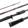 Cadence Vigor Baitcasting Rod 2-Piece Fishing Rods Ultralight & Sensitive Baitcaster Rod-30 Ton Carbon Fuji Reel Seat & Stainless Steel Guides with SiC Inserts Portable Baitcast Rods view 1