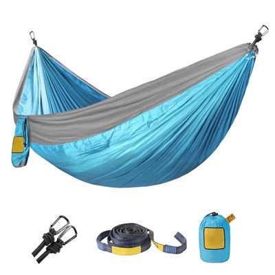 Hommock 280180Cm Portable Camping Parachute Hammock Survival Garden Outdoor Furniture Leisure Sleeping Travel Double Hanging Bed
