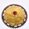 10-Speed Gold Cassette 11-50T/11-42T Wide Ratio Freewheel Mountain Bike MTB Bicycle Cassette Sprocket Compatible with Sarm,10-Speed 11-50T view 2