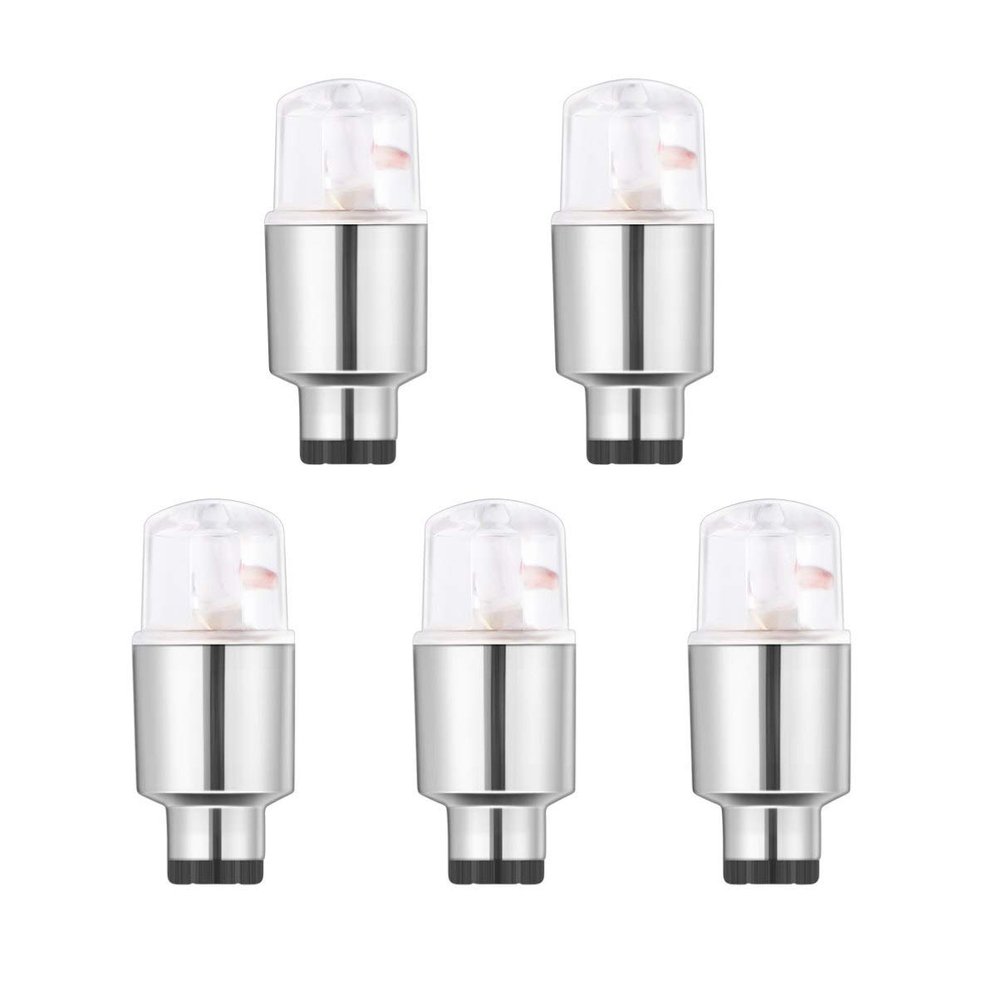 5PCS LED Practical Seven Colors Flash Light Wheel Light Tyre Light for Motorbikes Cars