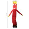 Gdrasuya10 Inflatable Dancer Puppet, Tube Man Inflatable Air Winder Dancer Dancing Funny Puppet Not Include Blower (Red, 10ft) view 2