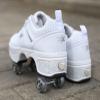 CHSSIH Roller Skates for Women,Roller Skates Adult,Outdoor Skates for Women,Quad Roller Shoes,Shoes with Wheels for Adults,Outdoor Skates for Women,Outdoor Skates for Women,C-38 view 3