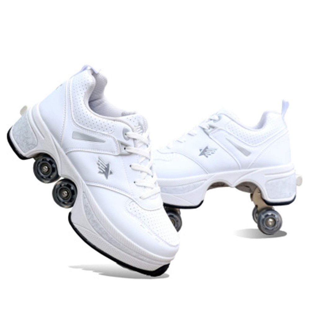 CHSSIH Roller Skates for Women,Roller Skates Adult,Outdoor Skates for Women,Quad Roller Shoes,Shoes with Wheels for Adults,Outdoor Skates for Women,Outdoor Skates for Women,C-40