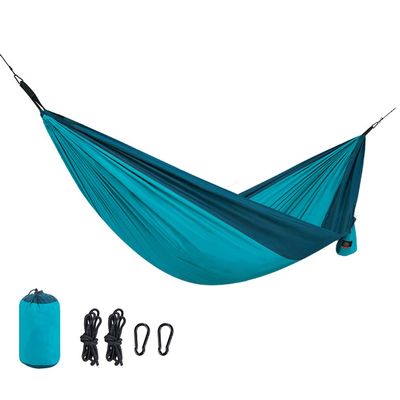 Hammock Adult Camping Outdoor Backpacking Travel Survival Garden Swing Hunting Sleeping Bed Portable Hammock with 2 Carabiner
