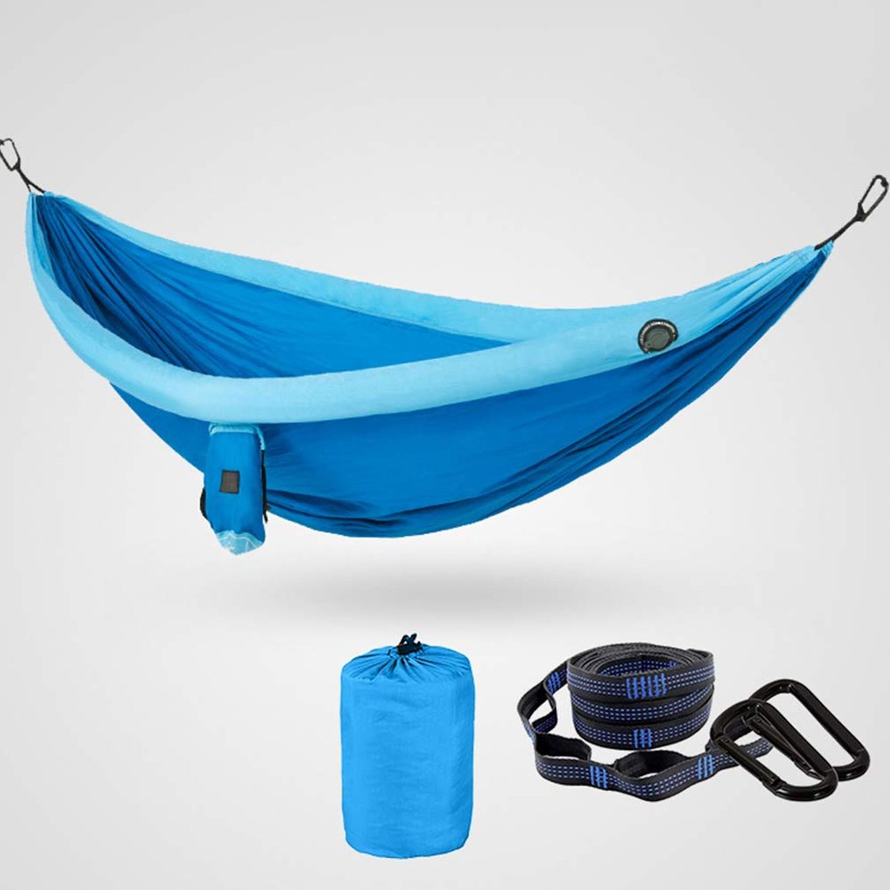 Loiding Weight 200Kg Hammock 2 Person Ultralight Inflatable Camping Hammock Tent 210T Nylon Outdoor Camping Hunting Hammock