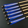 ZSHJGJR 31.5 Inch Archery Turkey Feather Fletching Wooden Arrows Traditional Hunting Arrows with Broadheads for Recurve Longbow Shooting Target Practice (type1 Blue, 12pcs) view 4